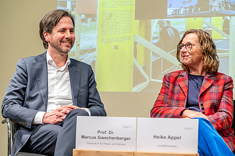 Prof. Dr. Marcus Gwechenberger, Heike Appel © Umweltamt Frankfurt am Main